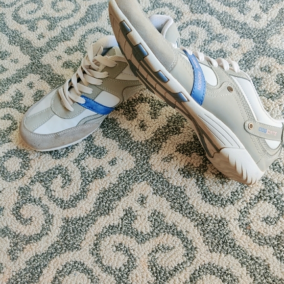 DOG & CATS Men's Gray & Purple Casual Lace-up Stylish Walking Gym Shoes US 5.5 - Picture 3 of 7